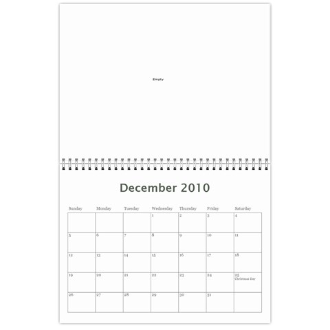 Moms  Birthday Calendar By Diana Davis Dec 2010