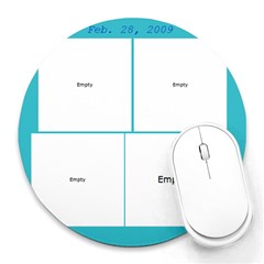 wedding - Collage Round Mousepad