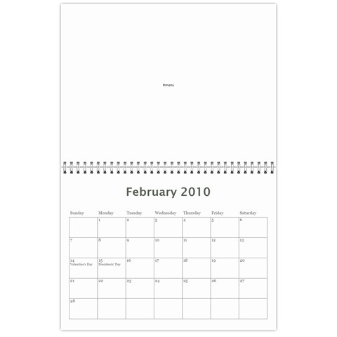 Janet Calendar By Beth Anderson Feb 2010