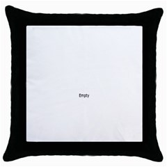 Throw Pillow Case (Black)