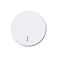 peek a boo - Rubber Coaster (Round)
