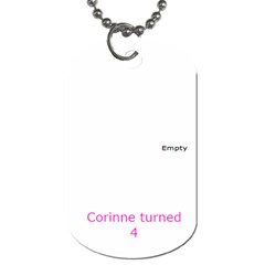 cd - Dog Tag (One Side)
