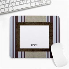 blue wedding - Large Mousepad