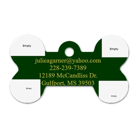 Dog Tag Family By Julie Mcdowell Garner Back