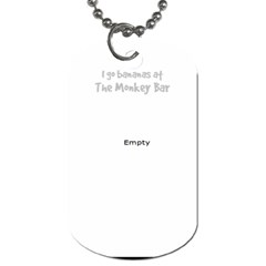 _Monkey Bar Tag 36 - Dog Tag (One Side)
