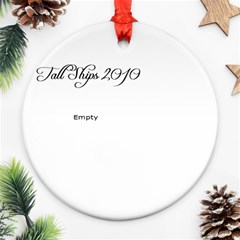 tall ships - Ornament (Round)