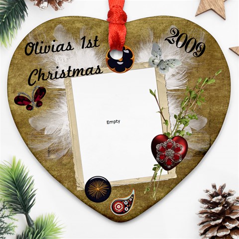 Olivia s 1st Christmas Ornament 2009 By Kate Front