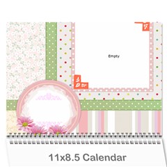kalendar 2 - Wall Calendar 11  x 8.5  (12-Months)