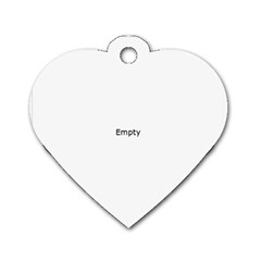 LLB heart dogtag - Dog Tag Heart (One Side)
