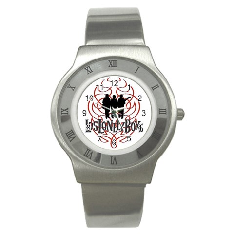 Stainless Steele Wrist Watch By Rita Watson Front