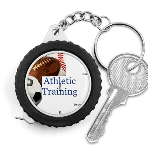Sports Ball Tape Measure Key Chain By Melissa Front