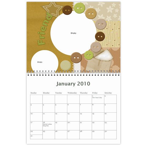 Kalendar By Magdalena Dobreva Jan 2010