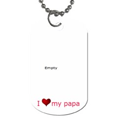 dogtag2 - Dog Tag (One Side)