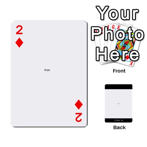 Playing Cards 2 Sides Front - Diamond2