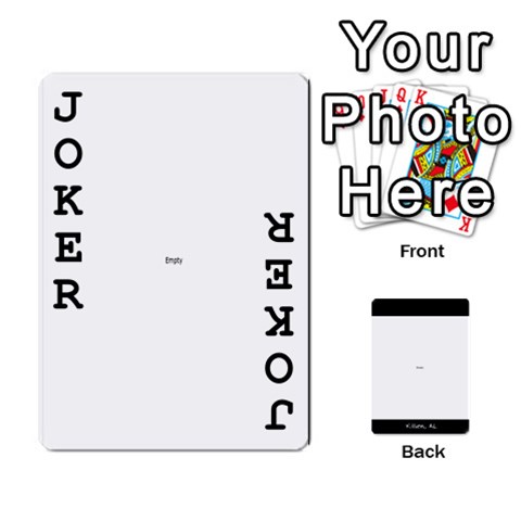 Playing Cards 2 Sides Front - Joker1