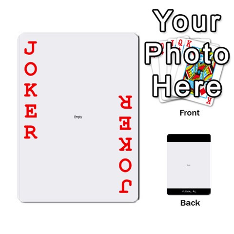 Playing Cards 2 Sides Front - Joker2