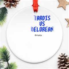 tardis - Ornament (Round)