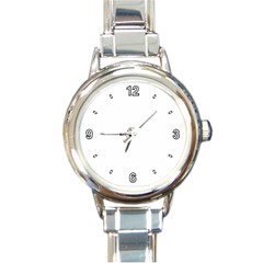 Round Italian Charm Watch