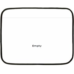 Meh - 35 x27  Two Sides Fleece Blanket (Mini)
