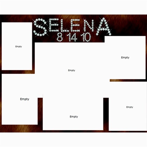 Selena By Cassandra 10 x8  Print - 1