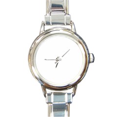 Round Italian Charm Watch