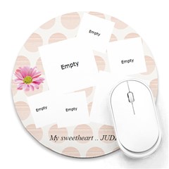 jude - Collage Round Mousepad