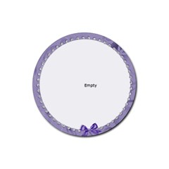 kinley coaster - Rubber Coaster (Round)