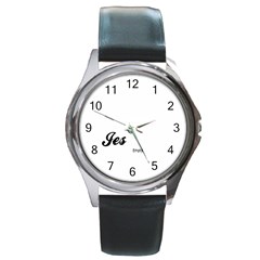 I am excited to wear this watch already...tagal ng shipping =P - Round Metal Watch