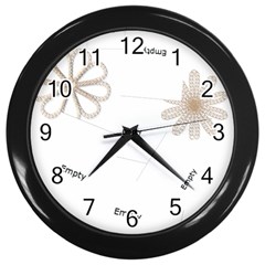 Chain wire clock - Wall Clock (Black)