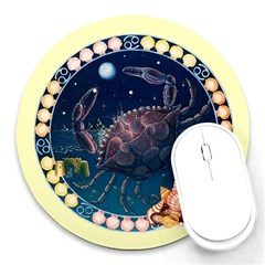 Cancer Zodiac Mousepad - Round Mousepad