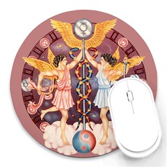 Gemini Zodiac Mousepad - Round Mousepad