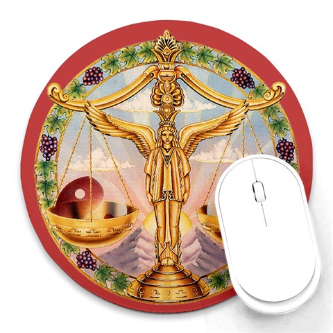 Libra Zodiac Mousepad By Enkay Front