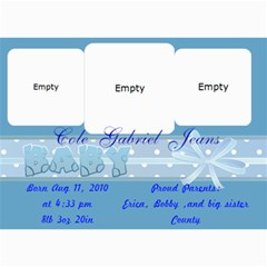 COLE - 5  x 7  Photo Cards