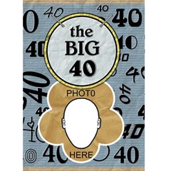 40th Birthday Card - Greeting Card 5 x 7 40th Birthday Card - Greeting Card 5 x 7