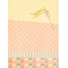 4x6 Card template- Birthday - Greeting Card 4.5  x 6 