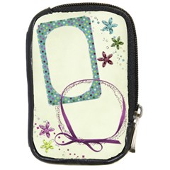 Floral camera bag template - Compact Camera Leather Case Floral camera bag template - Compact Camera Leather Case