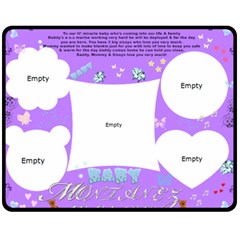 baby2 - 60  x 50  Fleece Blanket (Medium)
