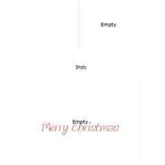 xmas card - Greeting Card 5  x 7 