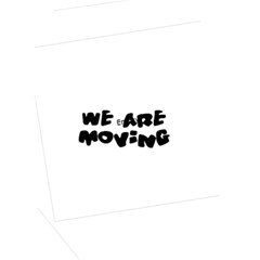 MOVING CARD - Greeting Card 5 x 7 MOVING CARD - Greeting Card 5 x 7