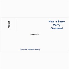 Bear Merry Christmas Photo Cards