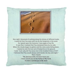 Footprints in the Sand 1 sided Cushion (5 styles) - Standard Cushion Case (One Side) Footprints in the Sand 1 sided Cushion (5 styles) - Standard Cushion Case (One Side)