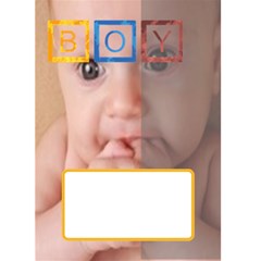Baby Boy - Greeting Card 5 x 7 Baby Boy - Greeting Card 5 x 7