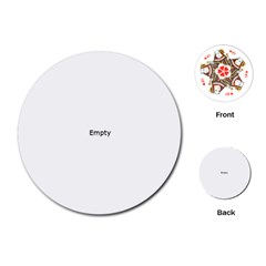 Round Baby Girl Quote Playing Cards
