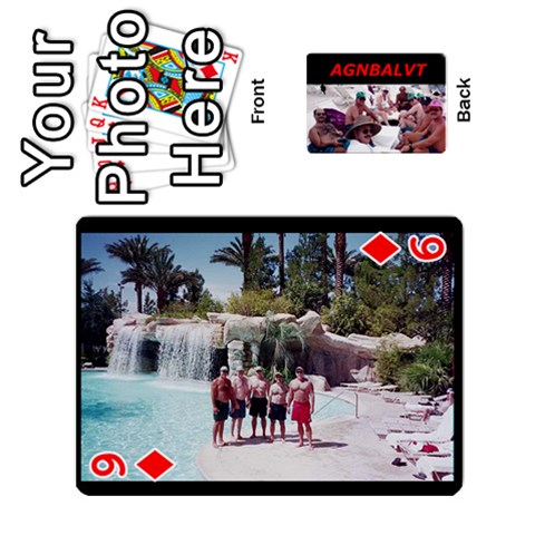 Vegas Cards By Carol Petrich Front - Diamond9