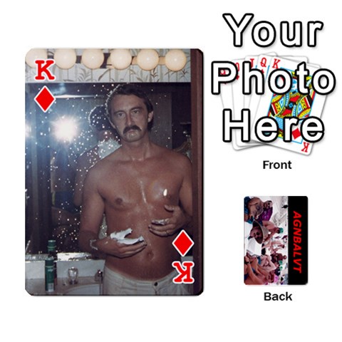 King Vegas Cards By Carol Petrich Front - DiamondK