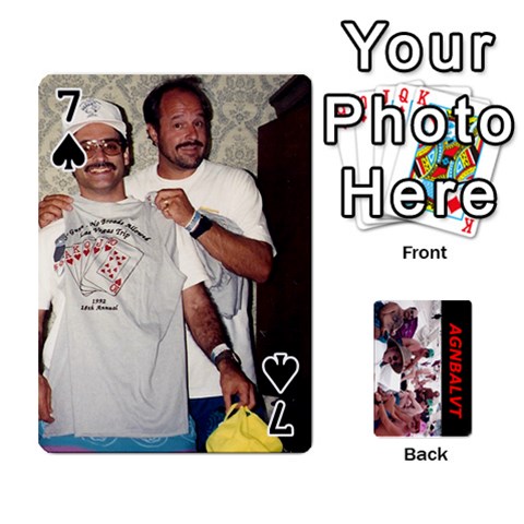 Vegas Cards By Carol Petrich Front - Spade7