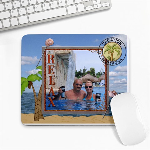 Vacation Mouse Pad By Lil Front