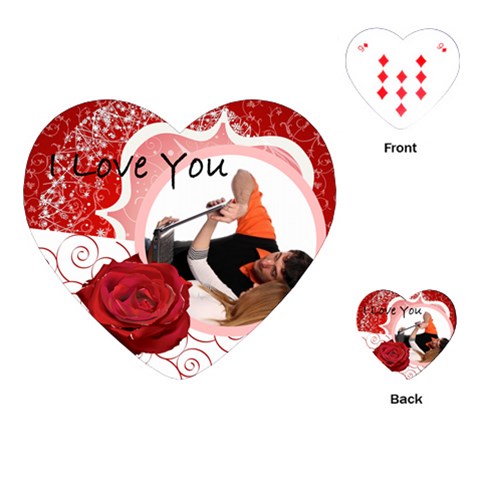 Love Playing Card By Wood Johnson Front