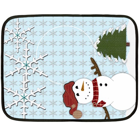 Holiday Gift Fleece Blanket By Danielle Christiansen 35 x27  Blanket