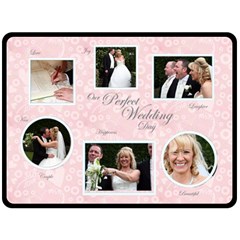  Perfect Wedding Day Gift Fleece Template Pink